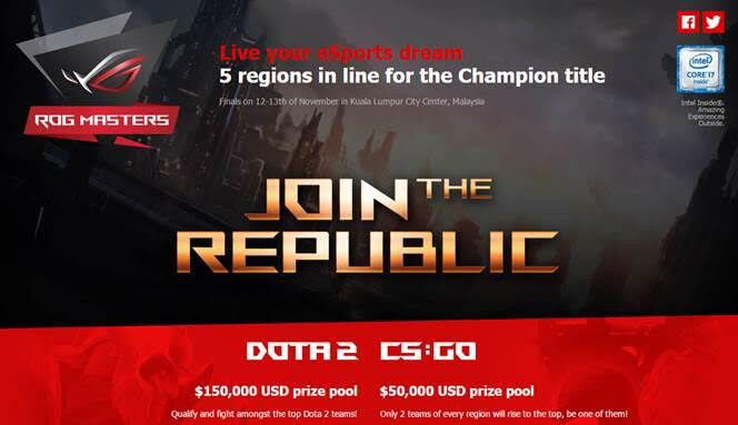 ASUS Republic of Gamers Announces ROG Masters with a prize pool of $200 000! 32