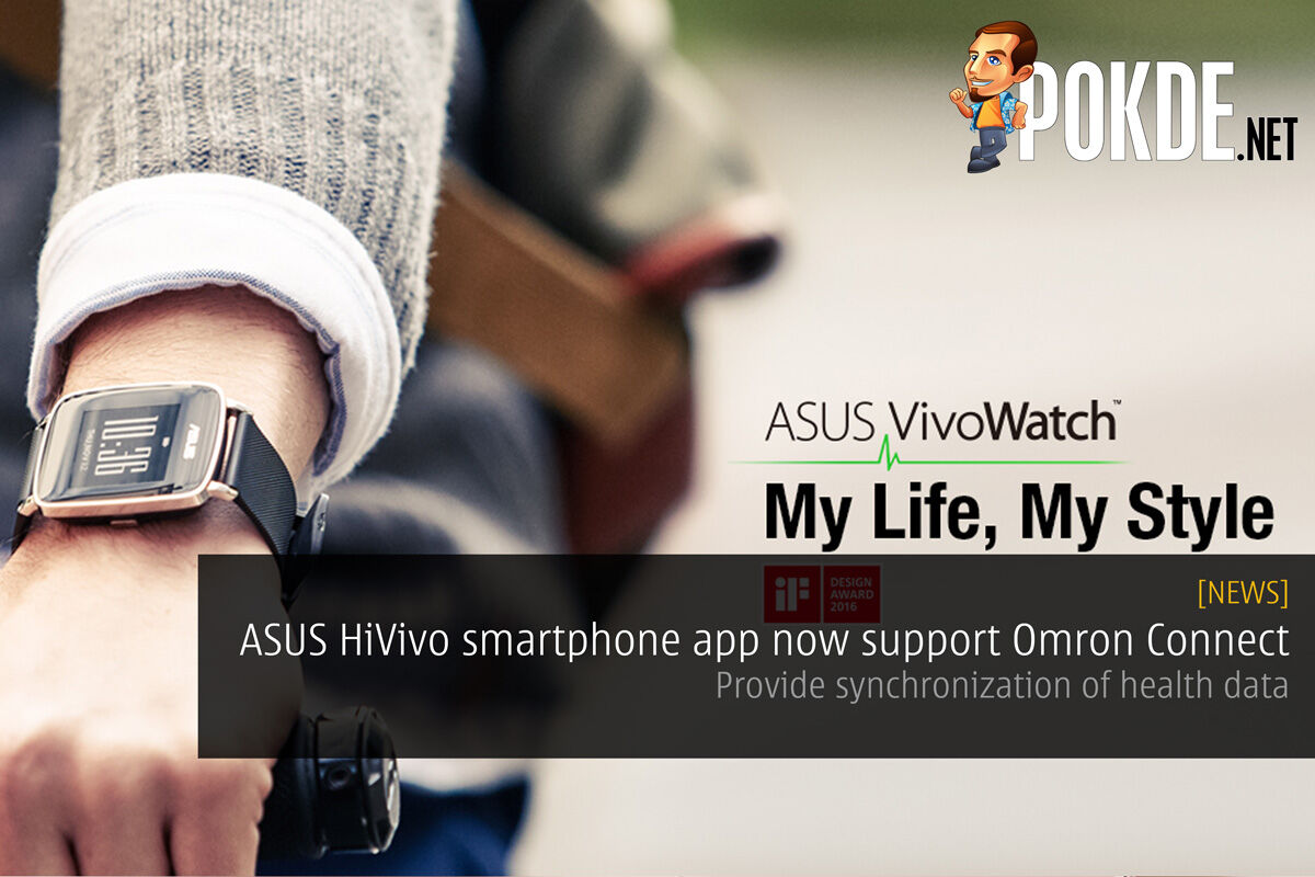 ASUS HiVivo smartphone app now support Omron Connect — provide synchronization of health data 34