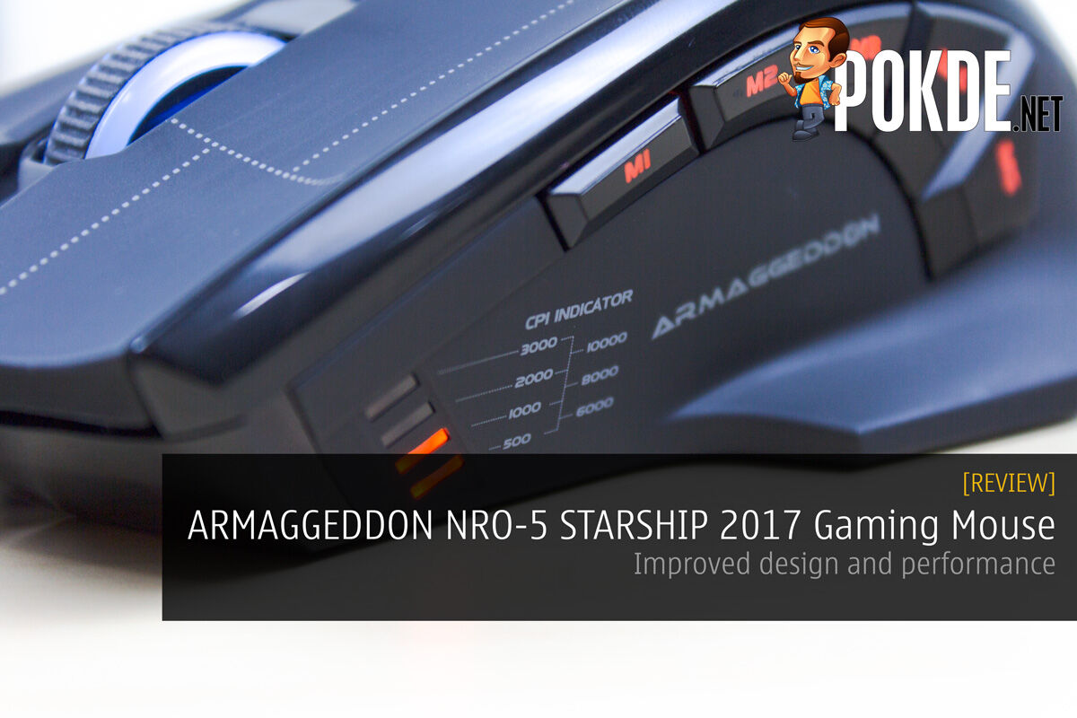 ARMAGGEDDON NRO-5 STARSHIP III 2017 Edition Gaming Mouse Review - Improved design and performance 28