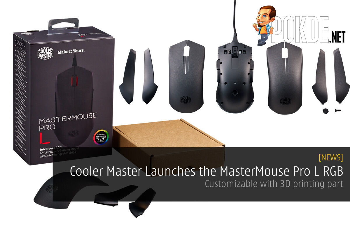 Cooler Master Launches the MasterMouse Pro L RGB – Customizable with 3D printing part 50