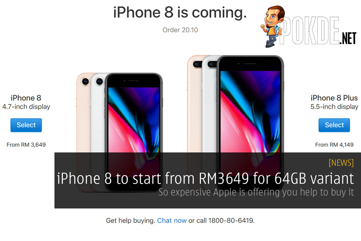 iPhone 8 to start from RM3649 for 64GB variant; so expensive Apple is offering you help to buy it 34