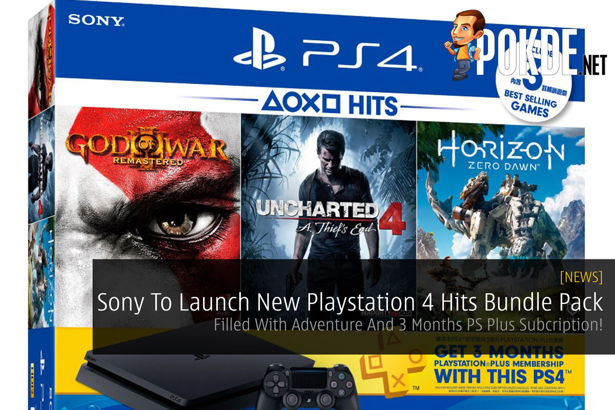 Sony To Launch New Playstation 4 Hits Bundle Pack; Filled With Adventure  And 3 Months PS Plus Subcription! –