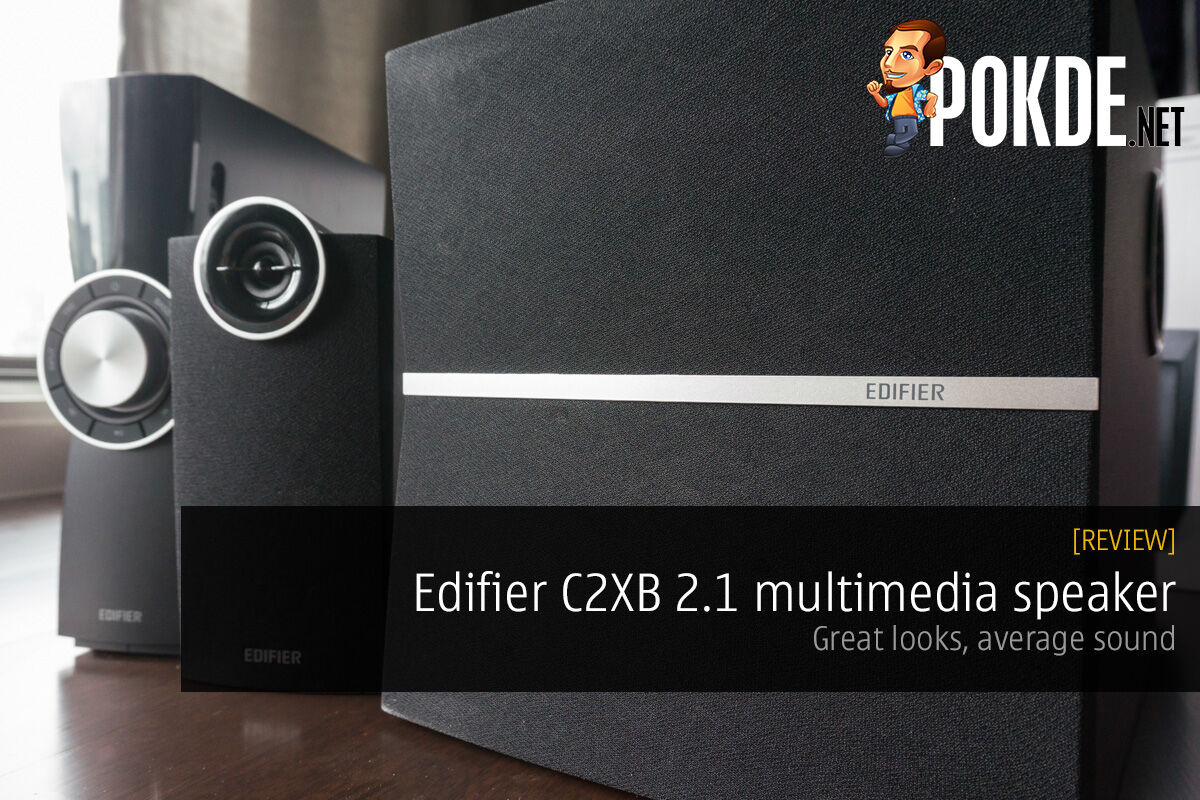 Edifier C2XB 2.1 multimedia speaker review; great looks, average sound 27