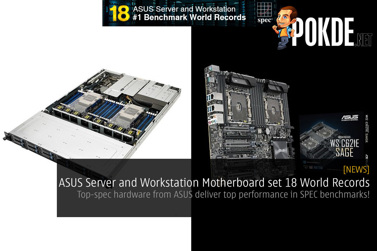 ASUS Server and Workstation Motherboard set 18 World Records; top-spec hardware from ASUS deliver top performance in SPEC benchmarks! 33