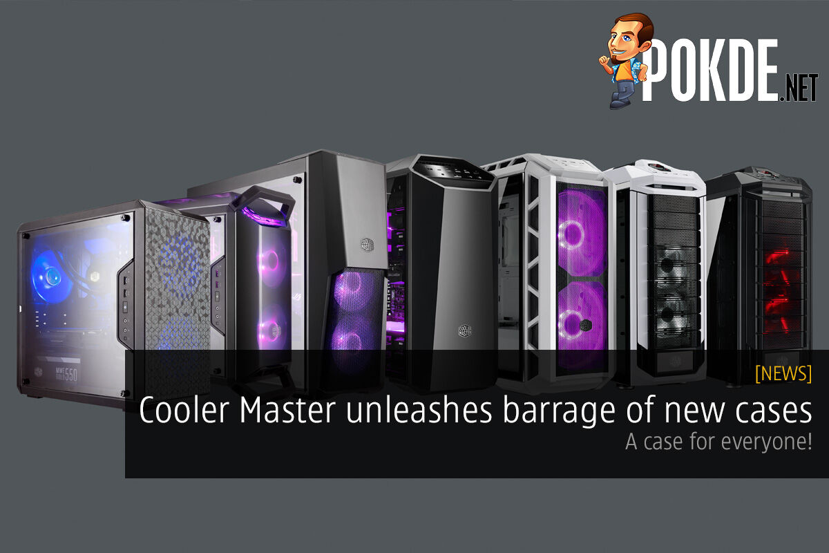 [CES2018] Cooler Master unleashes barrage of new cases; a case for everyone! 25