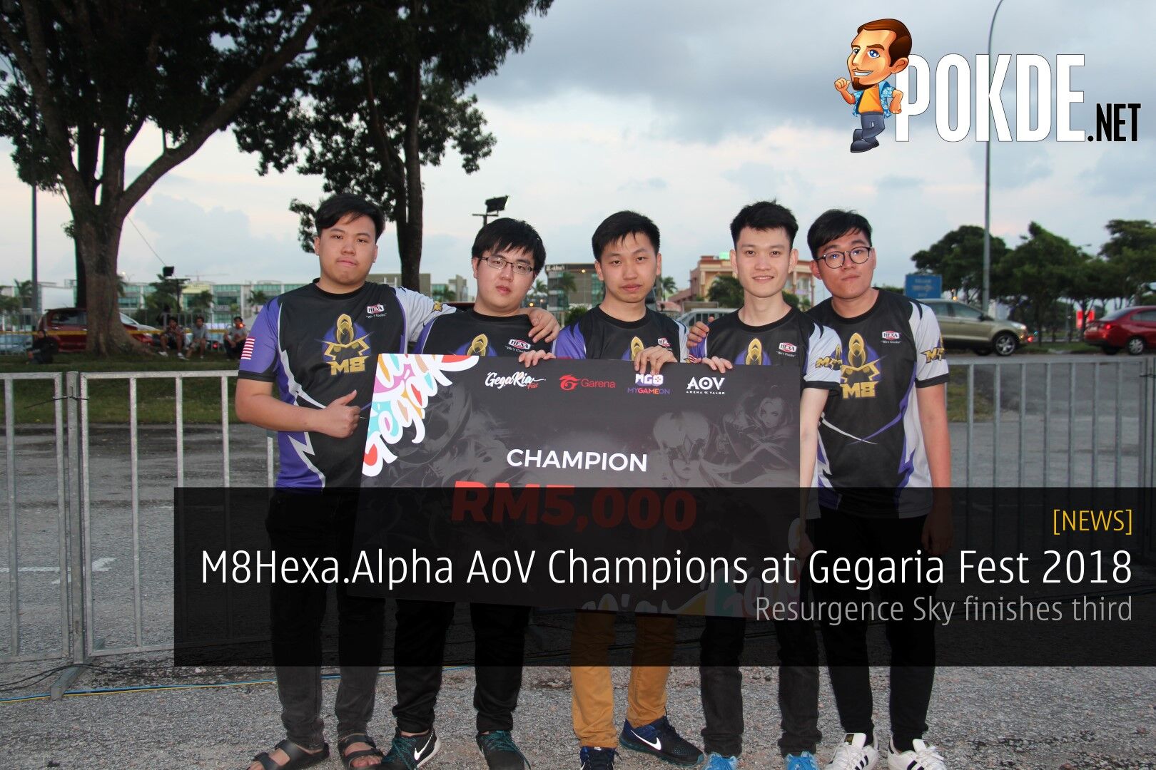 M8Hexa.Alpha AoV Champions at Gegaria Fest 2018 - AOV Valor Cup champions Resurgence Sky finishes third 25
