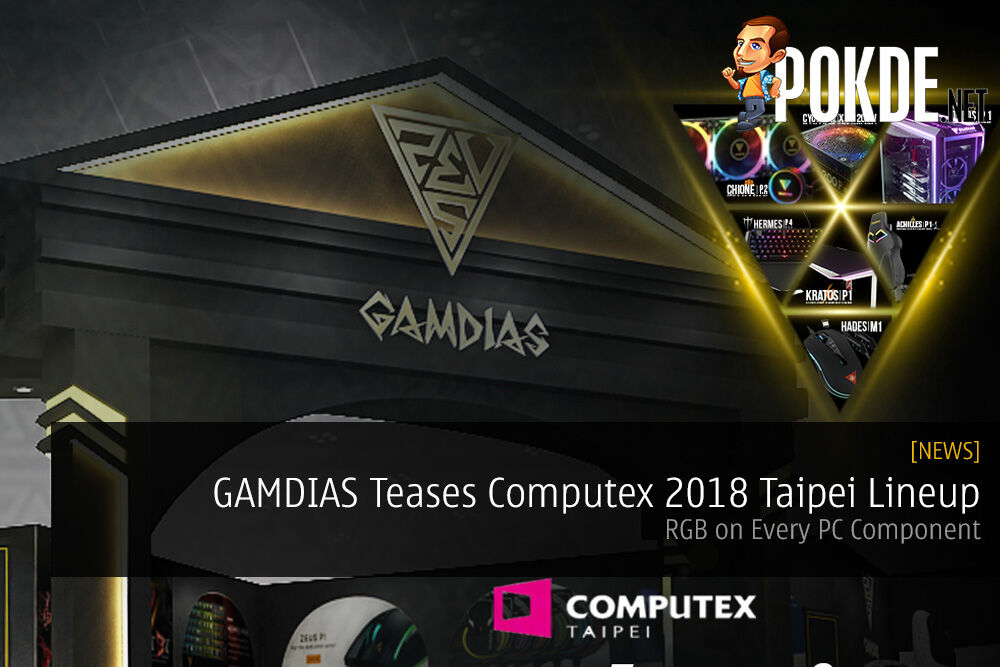 GAMDIAS Teases Computex 2018 Taipei Lineup