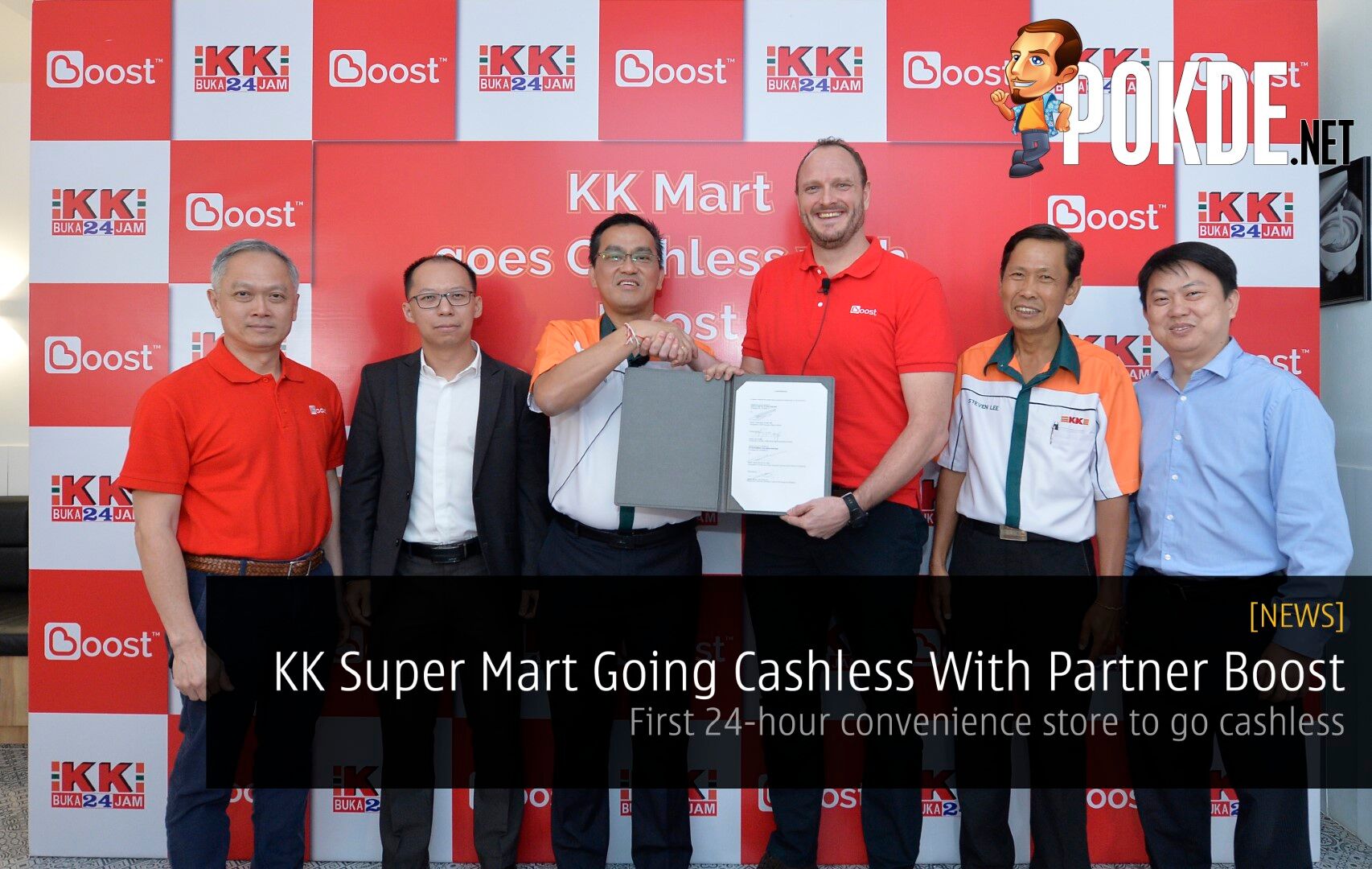 KK Super Mart Going Cashless With Partner Boost- First 24-hour convenience store to go cashless 32