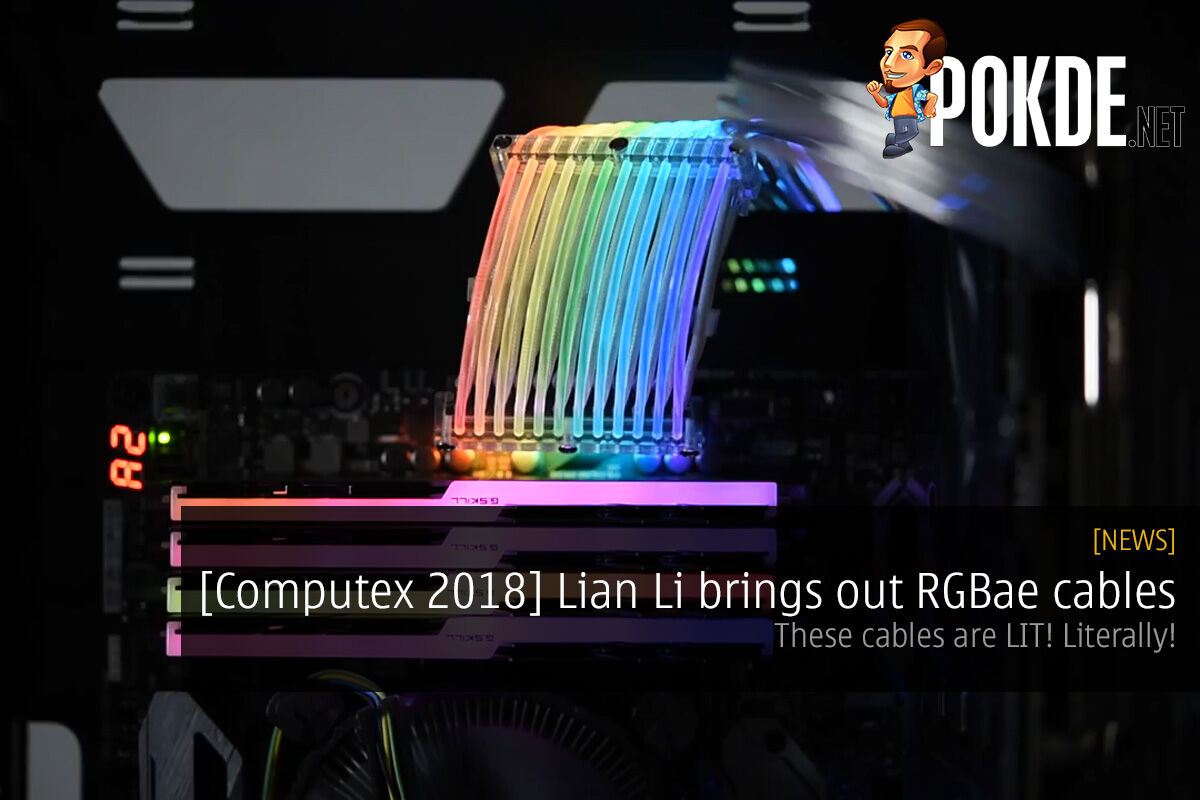 [Computex 2018] Lian Li brings out RGBae cables — the Lian Li Strimer RGB cables are LIT! Literally! 40