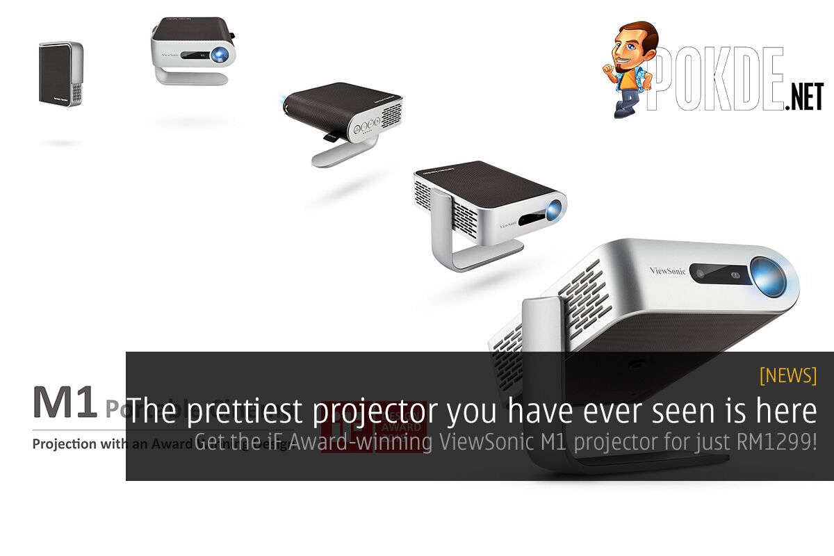 The prettiest projector you have ever seen is here — get the iF Award-winning ViewSonic M1 projector for just RM1299! 30