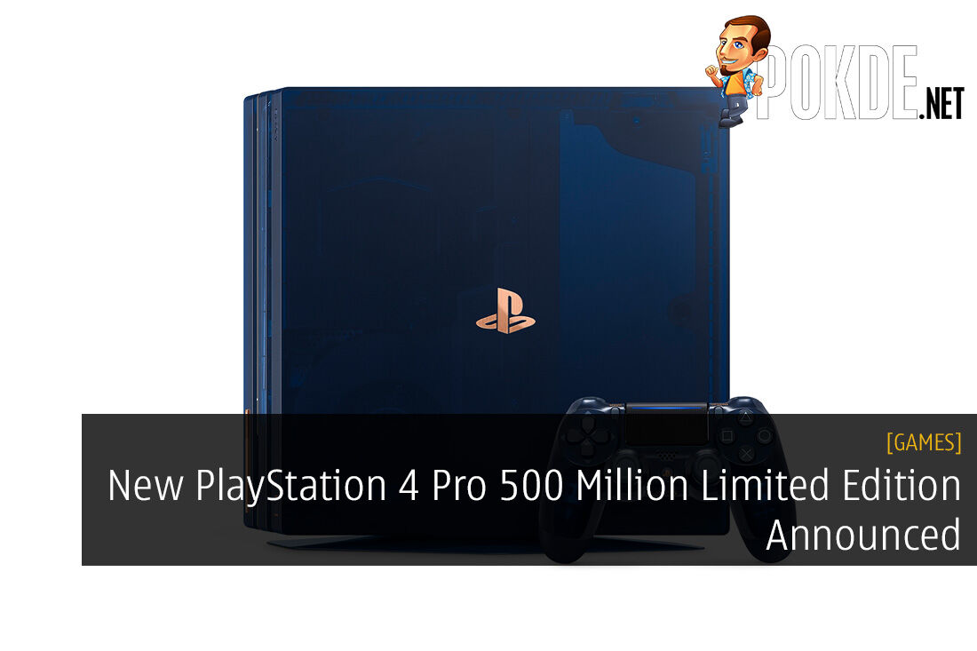 New PS4 Pro 500 Million Limited Edition Announced - Celebrates New