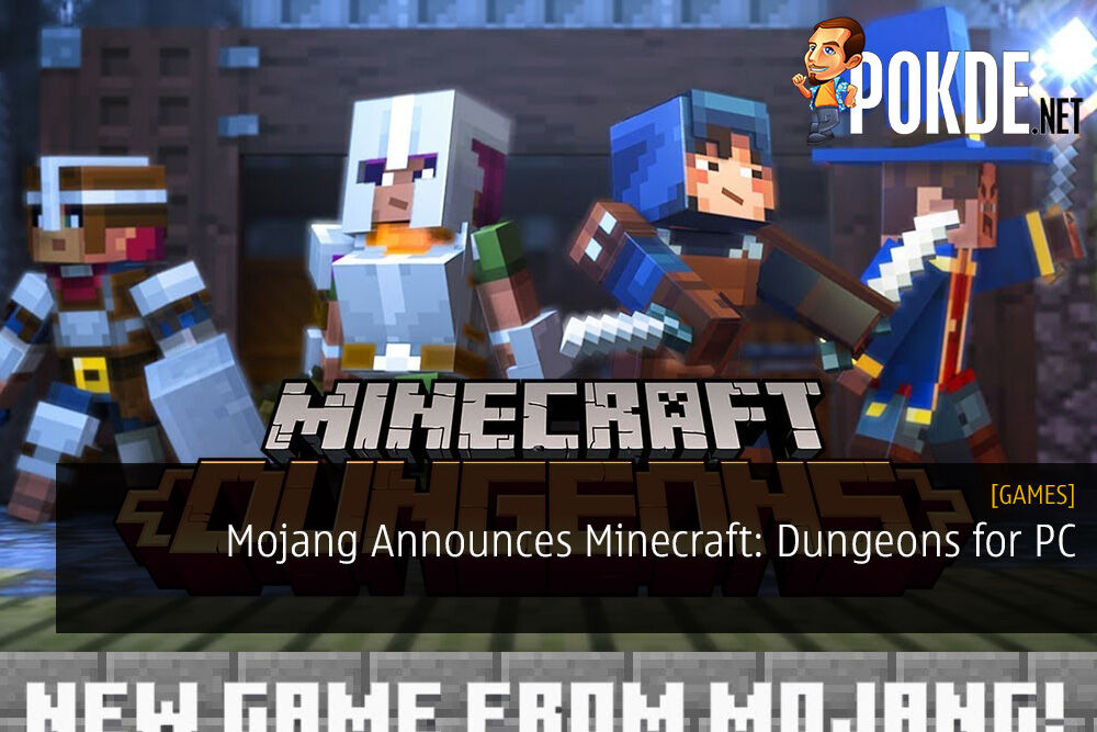 Mojang Announces Minecraft: Dungeons for PC