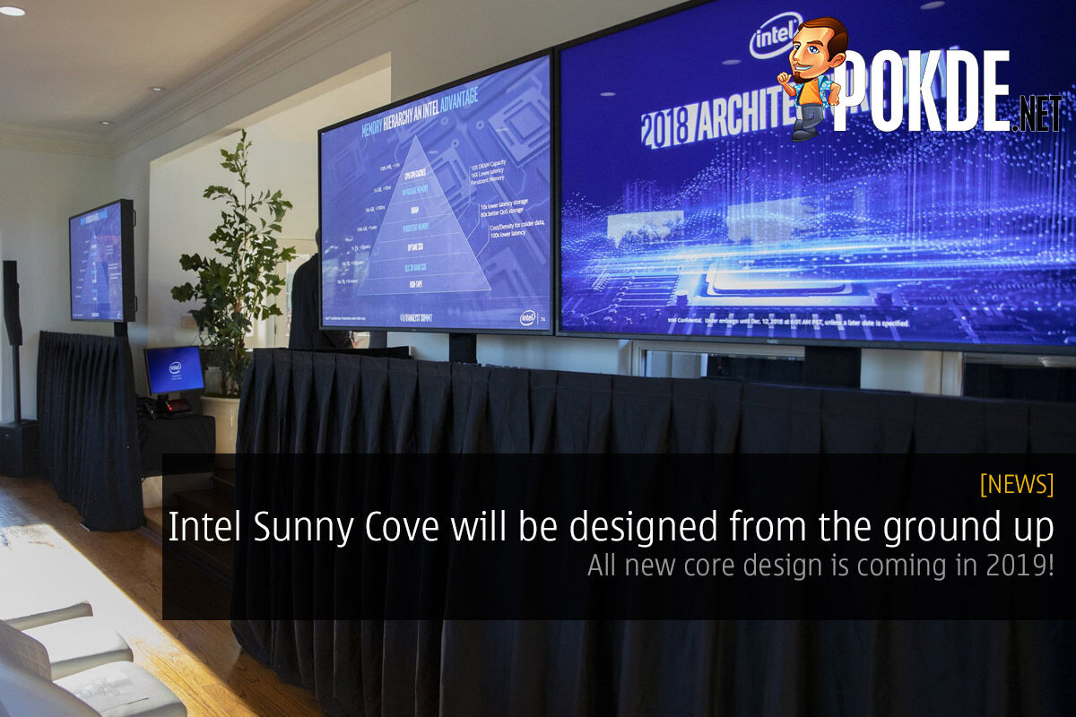 Intel Sunny Cove will be designed from the ground up — all new core design is coming in 2019! 22