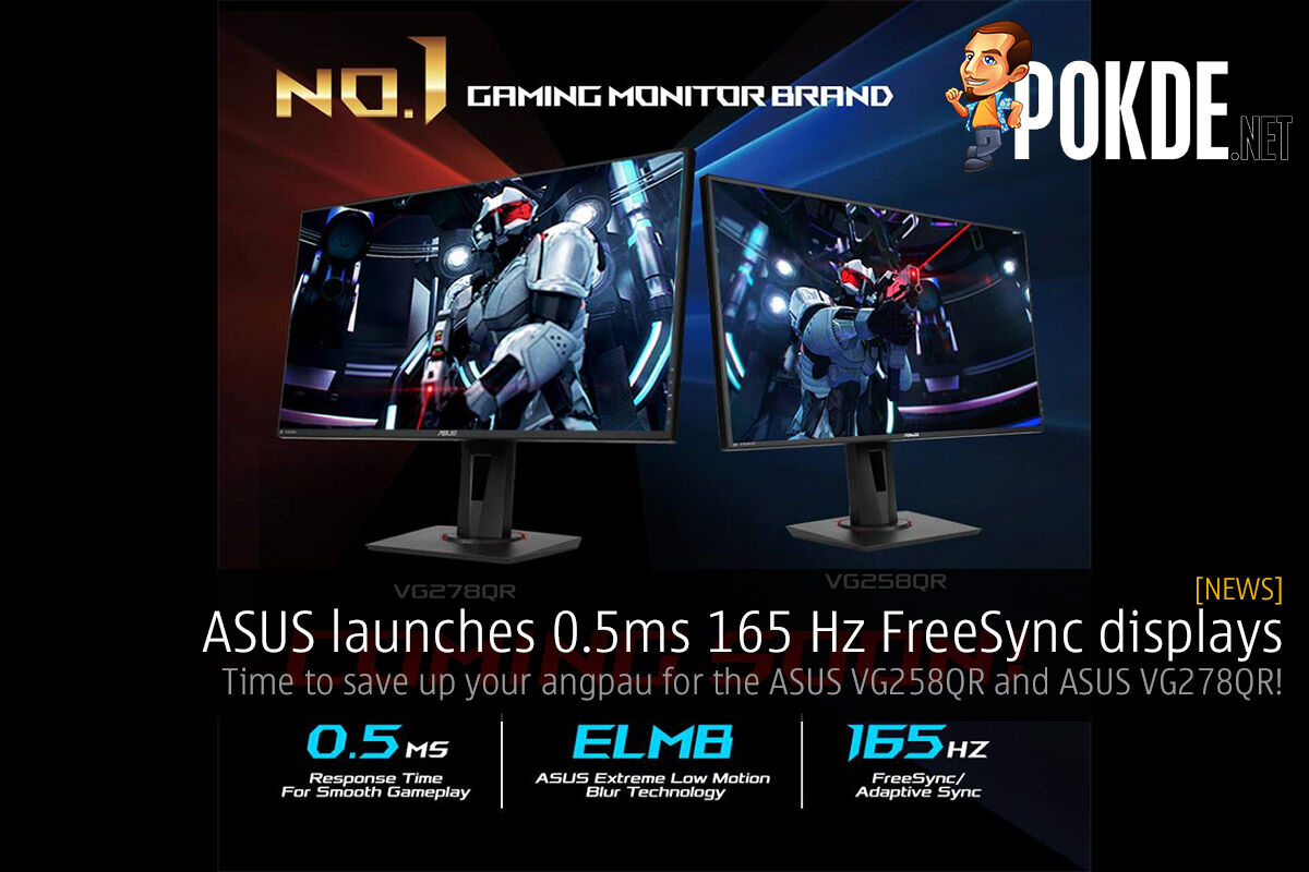 ASUS Launches 165 Hz FreeSync Displays — Time To Save Up Your