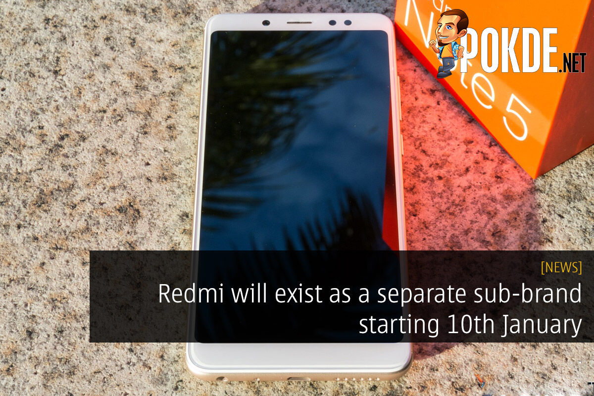 Redmi will exist as a separate sub-brand starting 10th January 36