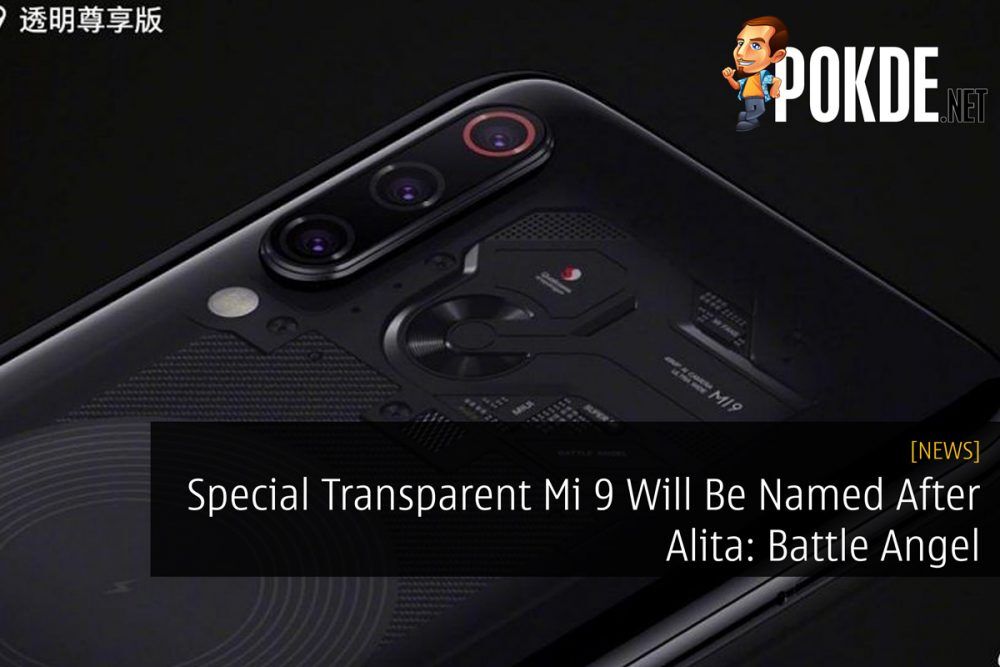 Special Transparent Mi 9 Will Be Named After Alita: Battle Angel 26