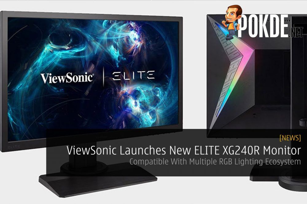 ViewSonic Launches New ELITE XG240R Monitor — Compatible With Multiple RGB Lighting Ecosystem 23