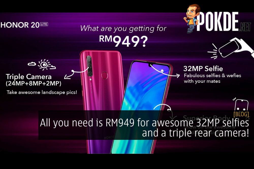 All you need is RM949 for this awesome 32MP selfies and a triple rear camera! 31