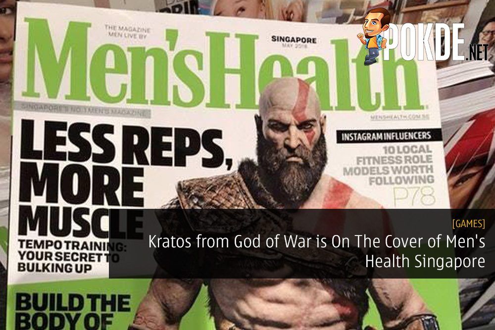 Kratos from God of War is On The Cover of Men's Health Singapore