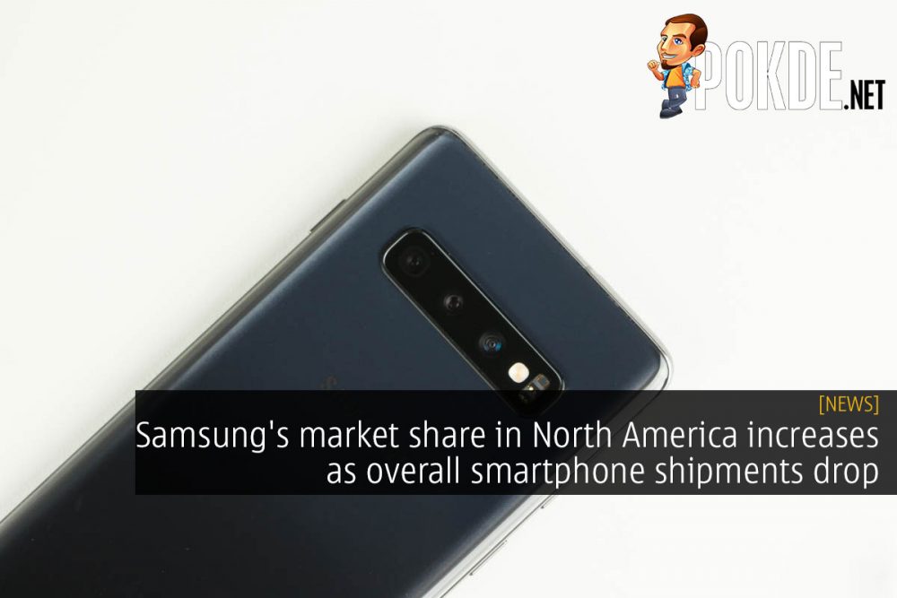 Samsung's market share in North America increases as overall smartphone shipments drop 29