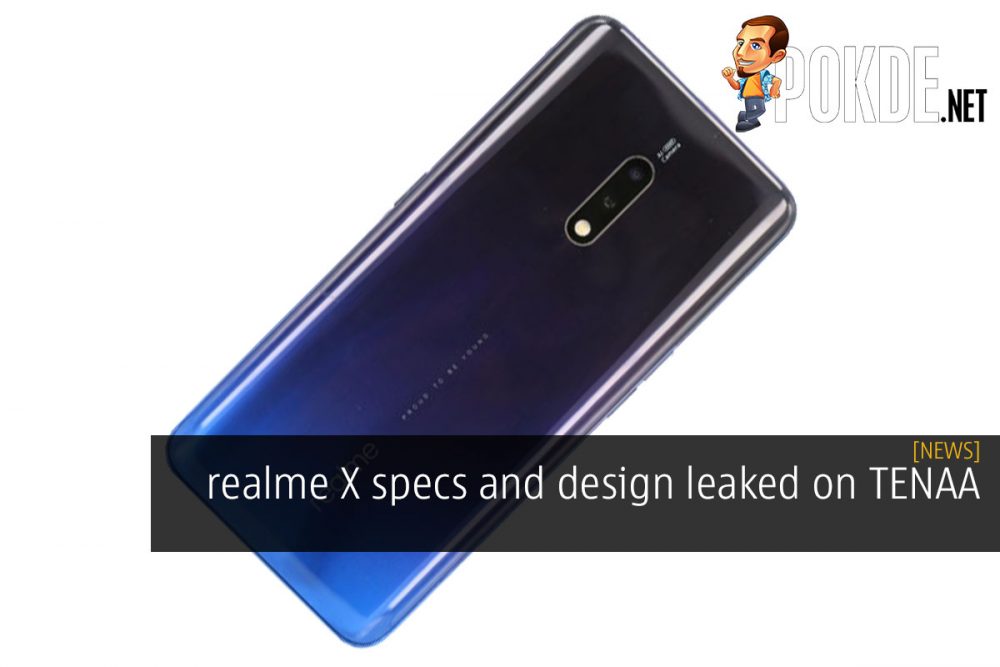 realme X specs and design leaked on TENAA 26