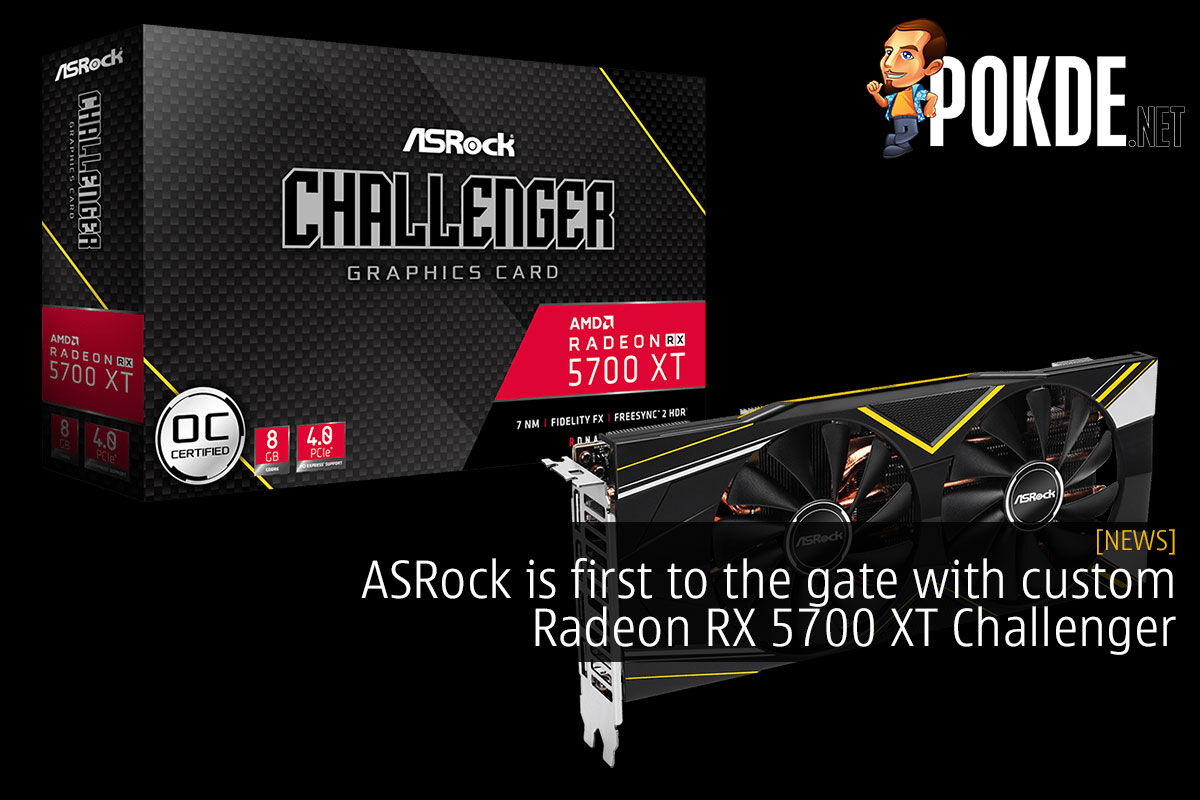 ASRock Is First To The Gate With Custom Radeon RX 5700 XT