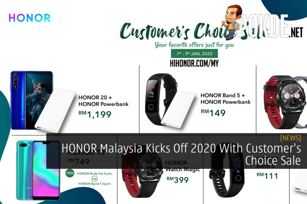 HONOR Malaysia Kicks Off 2020 With Customer's Choice Sale 25