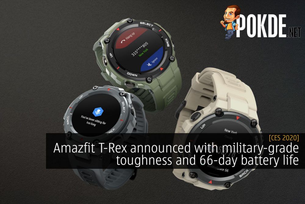 CES 2020: Amazfit T-Rex announced with military-grade toughness and 66-day battery life 24