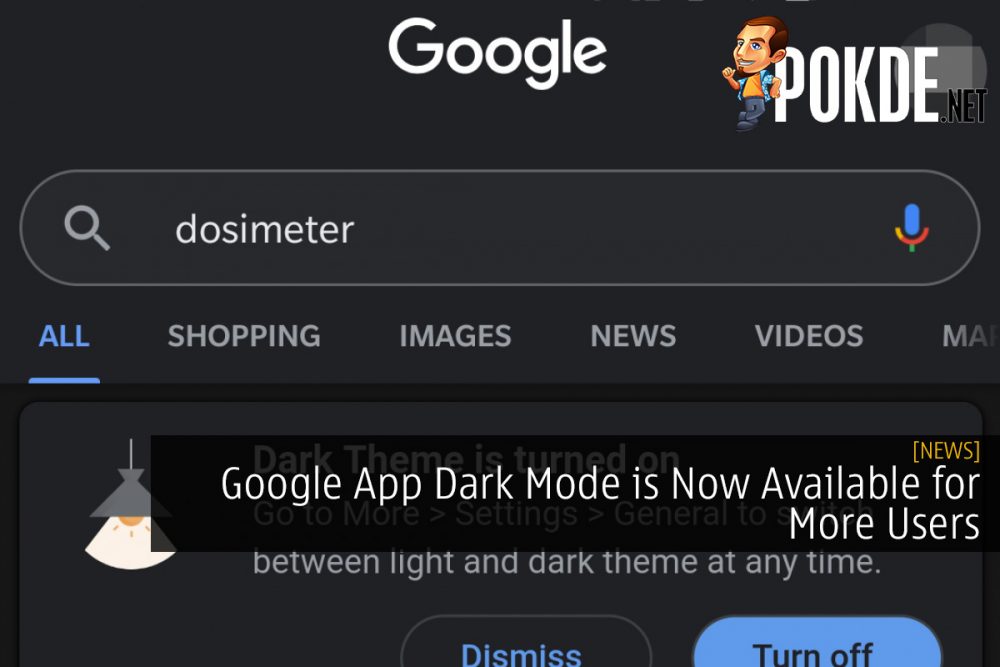 Google App Dark Mode is Now Available for More Users