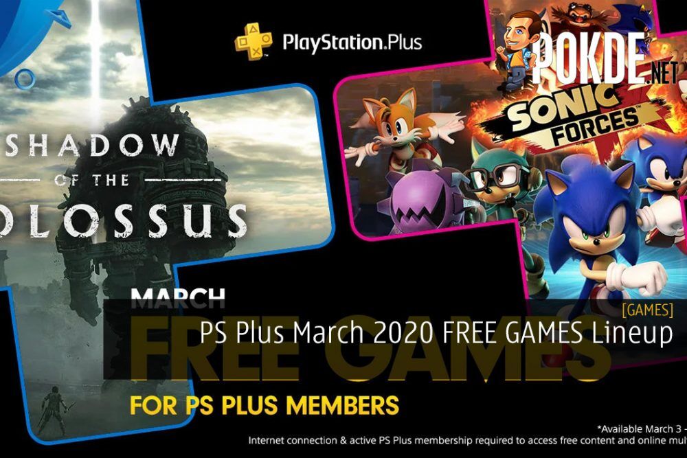 PS Plus March 2020 FREE GAMES Lineup for US & EU Regions