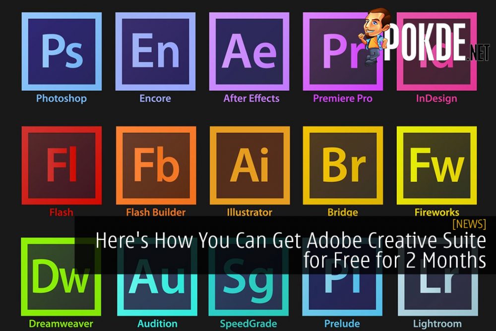 Here's How You Can Get Adobe Creative Suite for Free for 2 Months