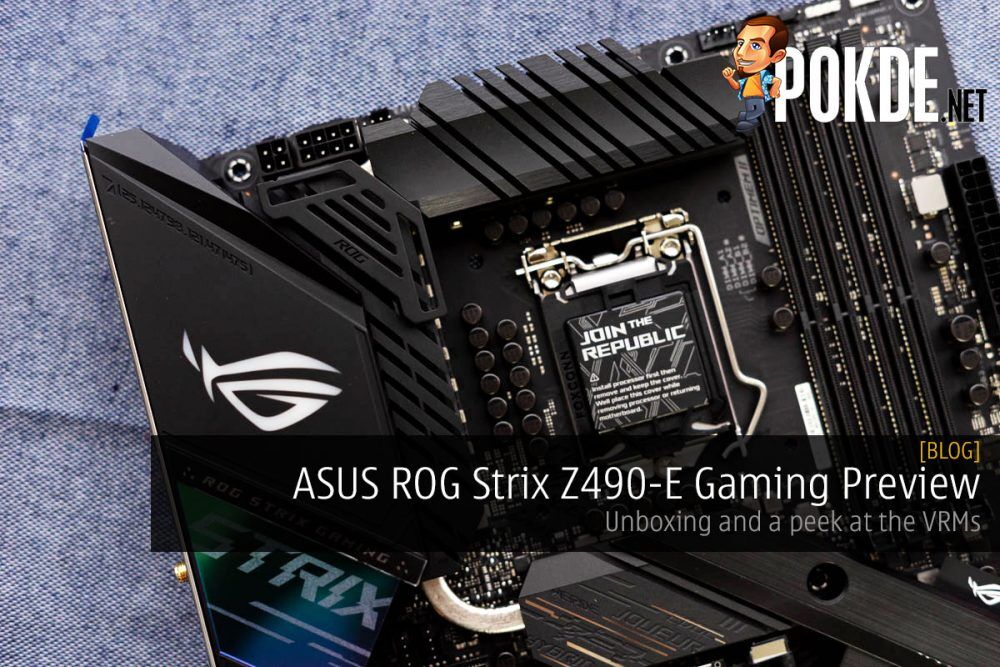 ASUS ROG Strix Z490-E Gaming Preview — unboxing and a peek at the VRMs 26