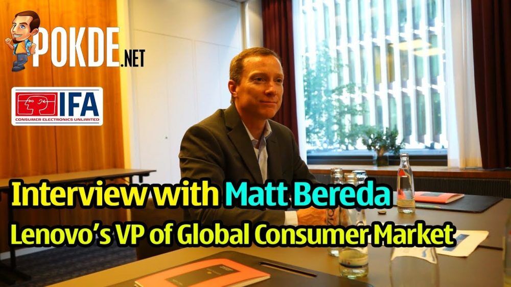 Interview with Matt Bereda, Lenovo VP of Global Consumer Products at IFA 2019 26