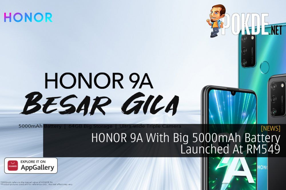 HONOR 9A With Big 5000mAh Battery Launched At RM549 31