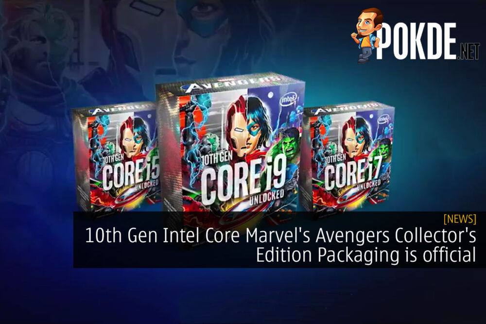 10th gen intel core marvels avengers collectors edition packaging cover