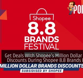 Get Deals Up To 96% Off With Shopee's Million Dollar Brands Discounts During Shopee 8.8 Brands Festival 27