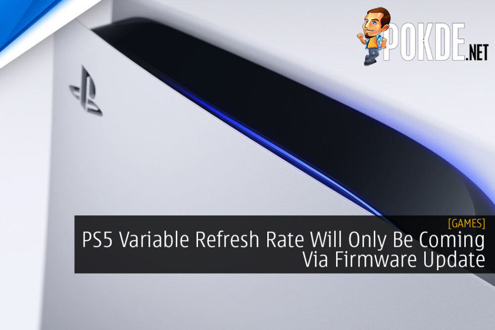 PS5 Variable Refresh Rate Will Only Be Coming Via Firmware Update