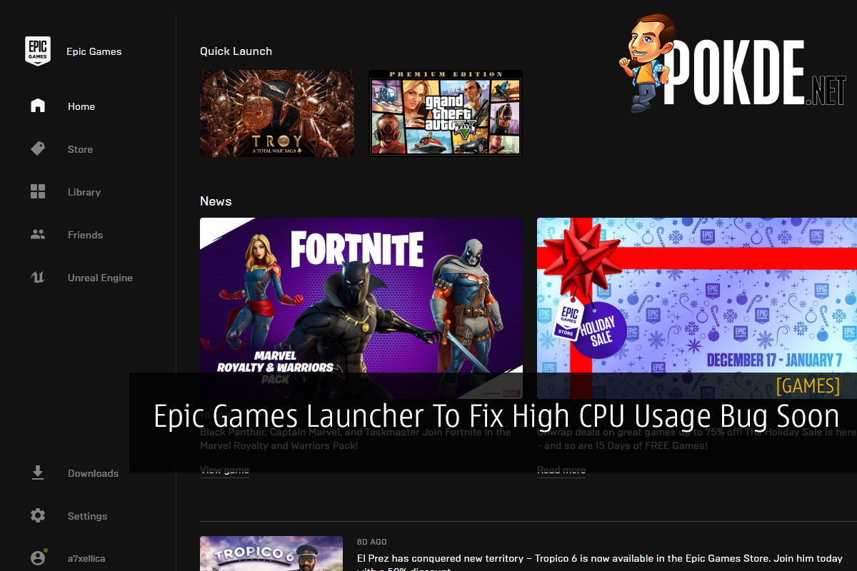 Epic Games Launcher Beta for Fortnite - Fortnite INTEL