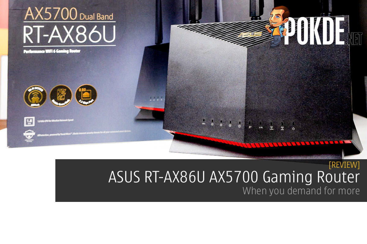ASUS RT-AX86U Gaming AX5700 Routeur Dual Band Gigabit (WiFi 6 802.11ax)