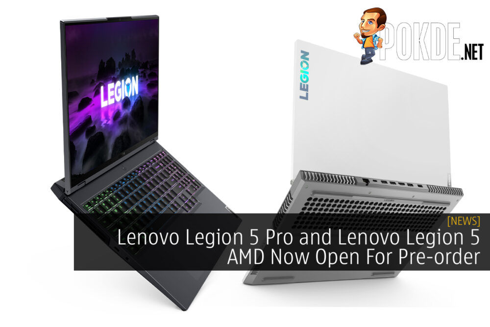 Lenovo Legion 5 Pro and Lenovo Legion 5 AMD cover