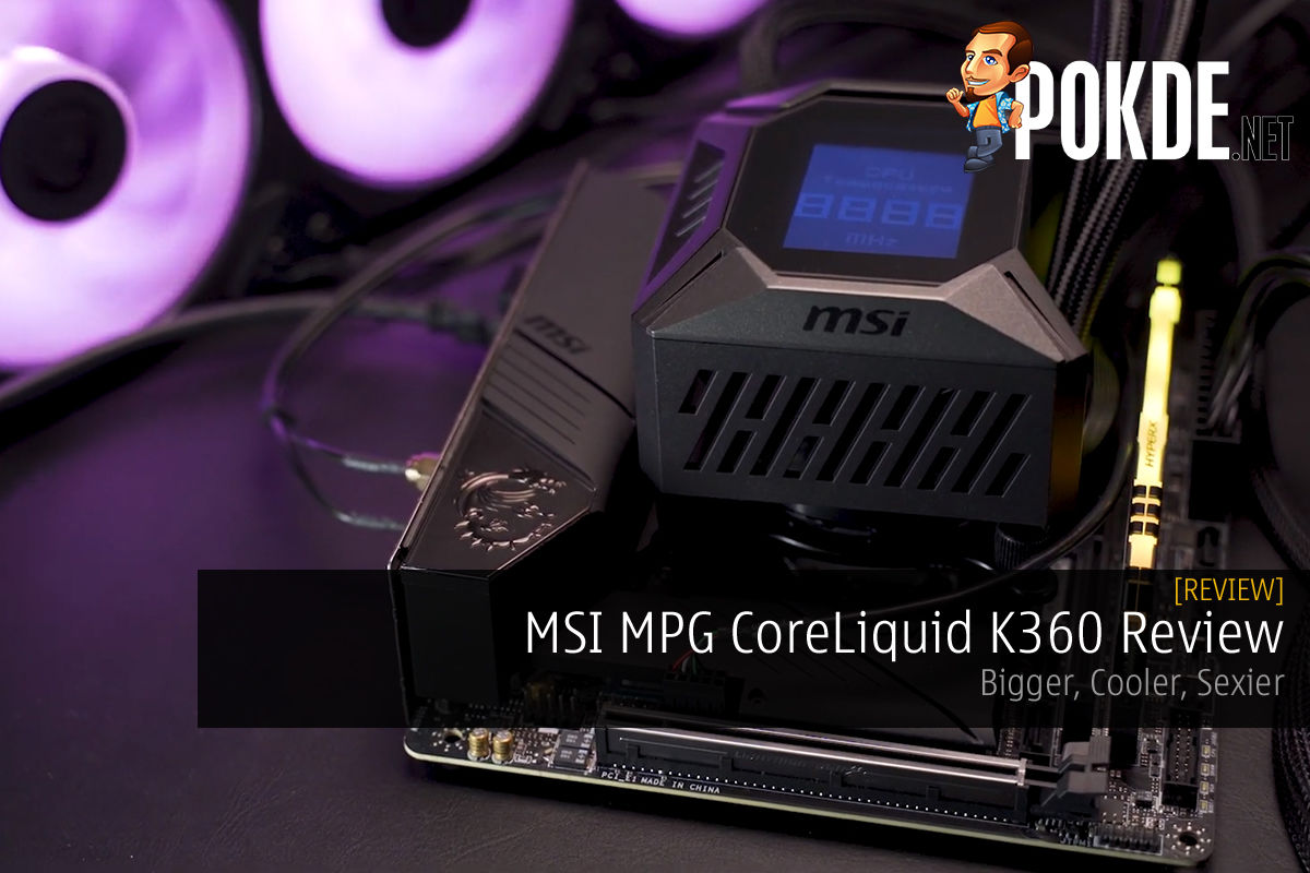 MSI MPG CoreLiquid K240 CPU AIO Cooler - Watercooler - Black With