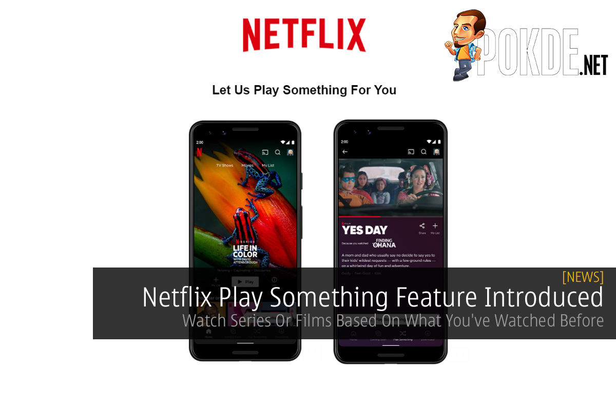 Netflix Play Something Feature Introduced — Watch Series Or Films Based ...