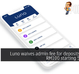 luno waive deposit fee cover