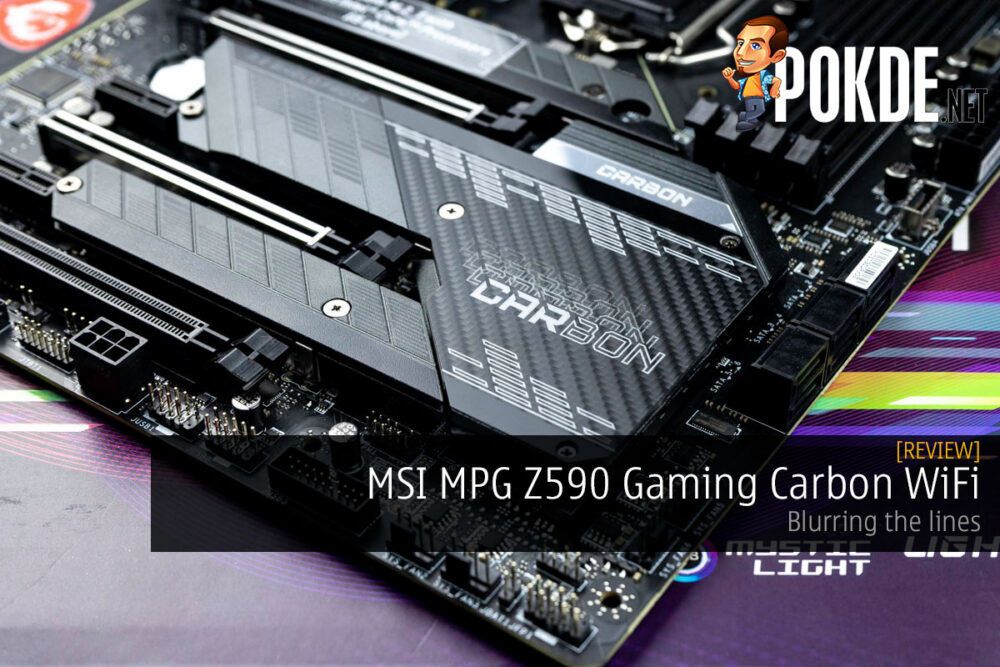 msi mpg z590 gaming carbon wifi review cover