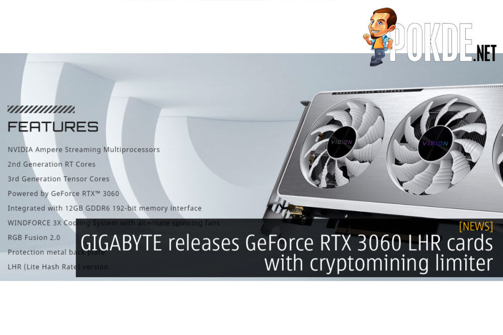 GIGABYTE VISION GeForce RTX 3080 non LHR