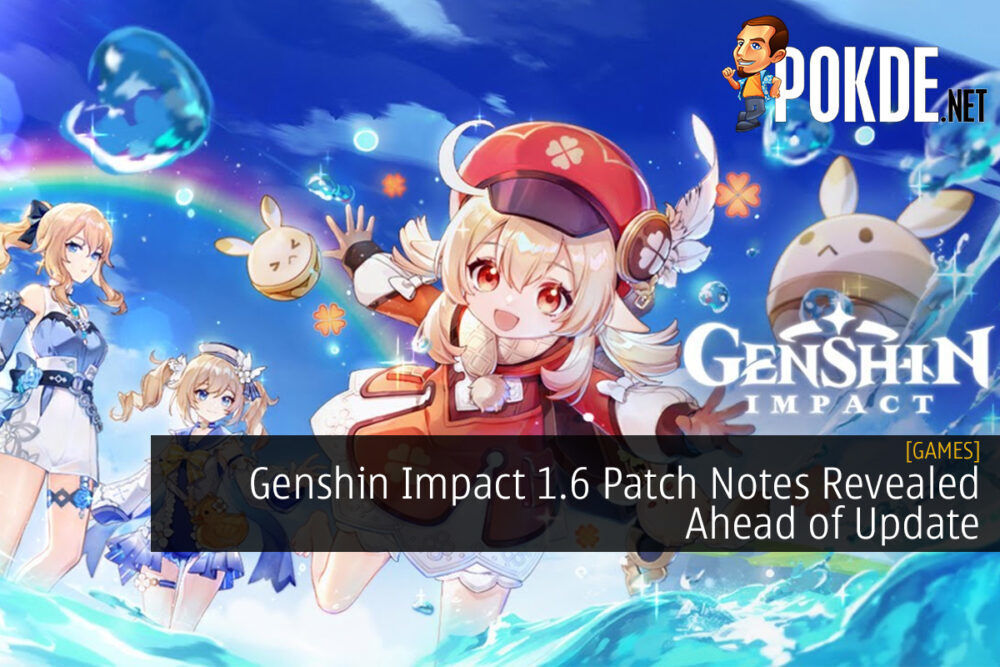 O que sabemos sobre a Atualização 1.6 e Genshin Impact