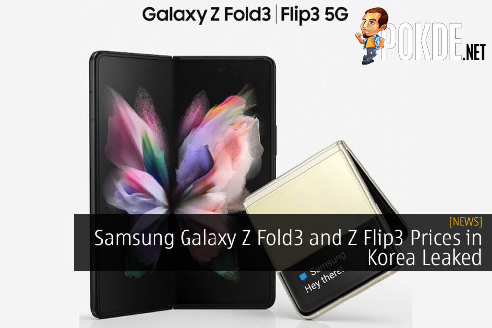 Samsung Galaxy Z Fold3 and Z Flip3 Prices in Korea Leaked