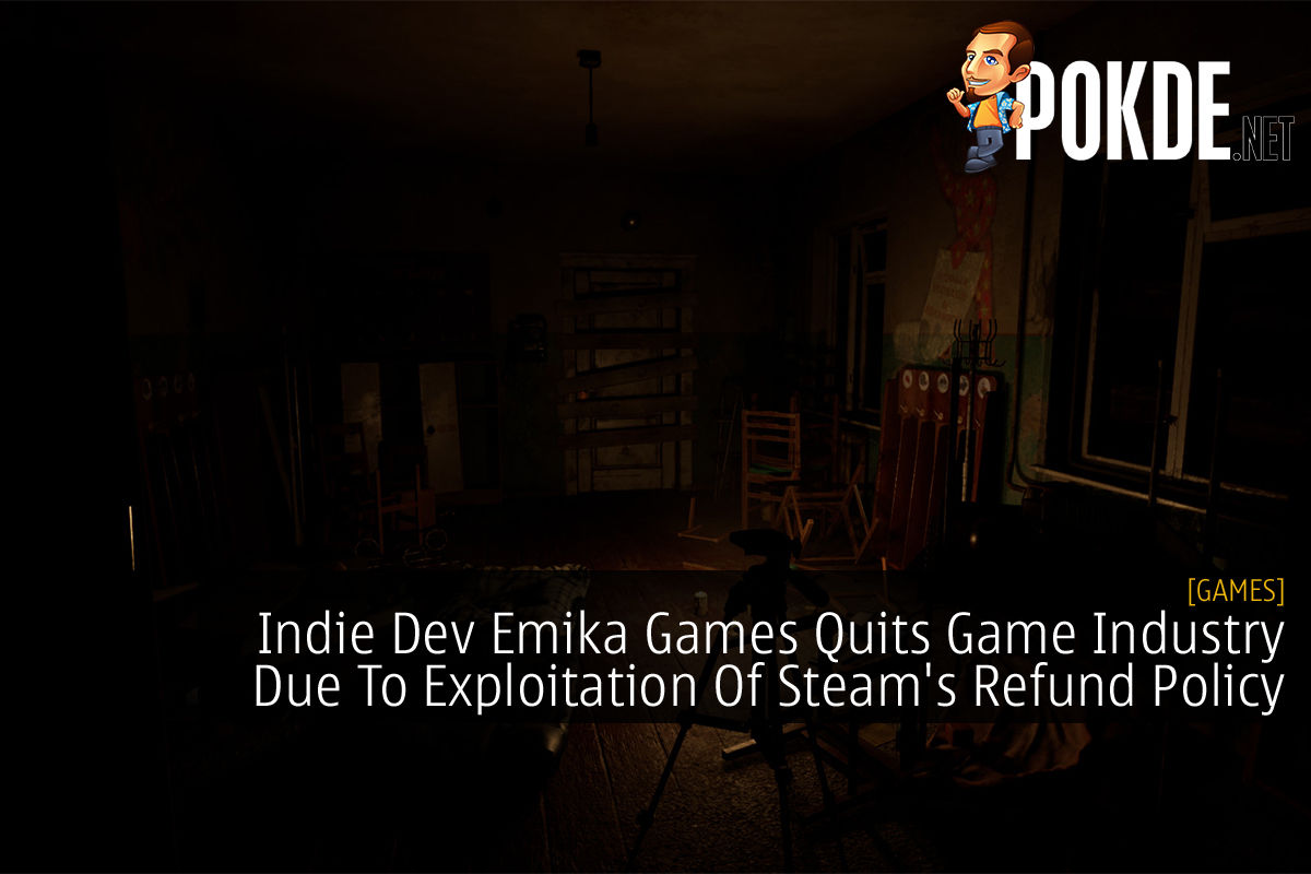 Produtora indie Emika Games deixa o desenvolvimento de jogos devido à  política de reembolso do Steam