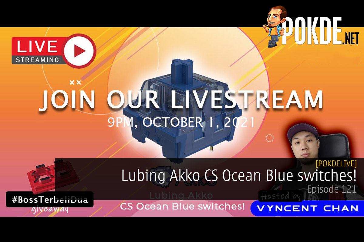 PokdeLIVE 121 — Lubing Akko CS Ocean Blue Switches! 24