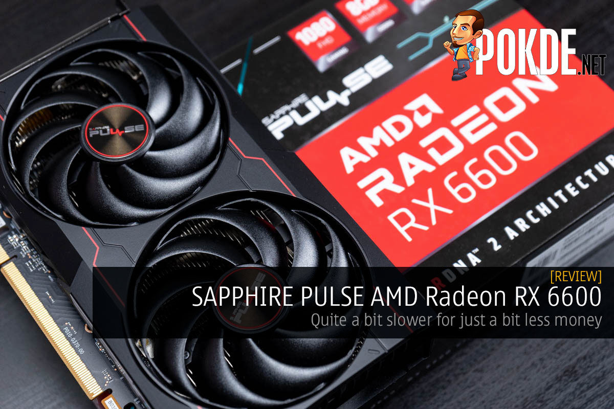 Sapphire 11310-01-20G Pulse AMD Radeon RX 6600 Gaming Graphics Card with  8GB GDDR6, AMD RDNA 2